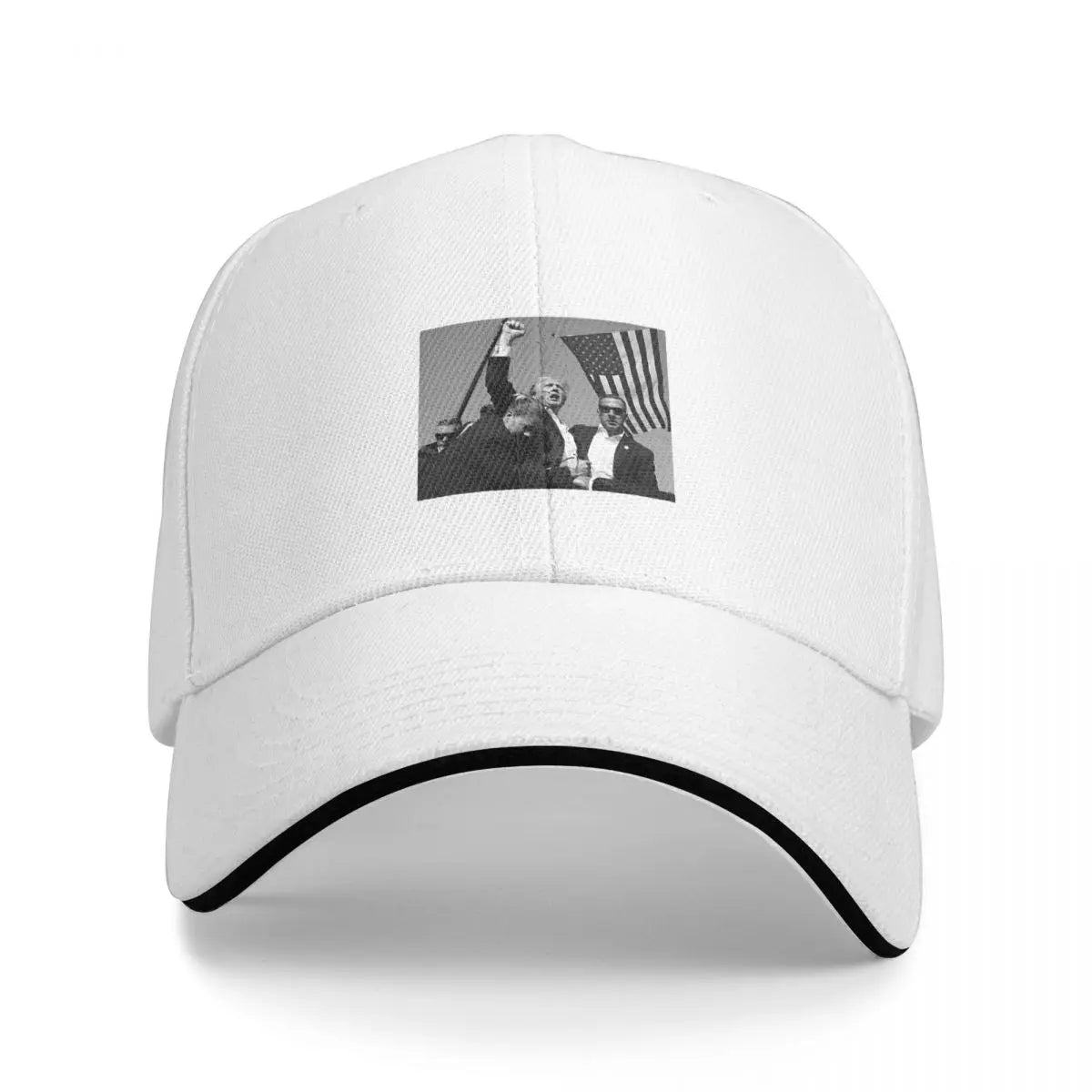 Trump Assassination Attempt Never Surrender Trucker Hat Retro Trump Shot Snapback Cap Men Women Casquette Suit for All Season