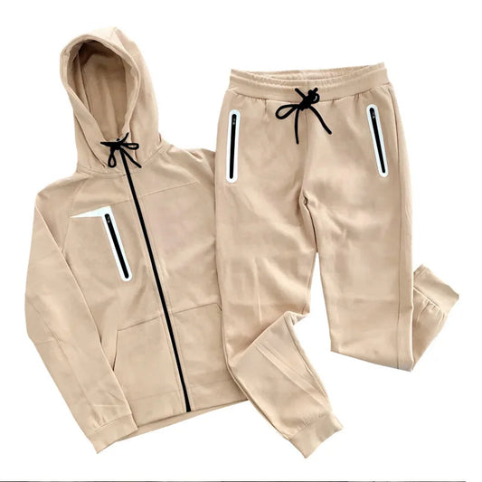 2022 Training Activewear Blank Zip Up Two Piece Sportswear Men Tracksuit and Clothes Sports Men Jogger Track Suits Wear Set