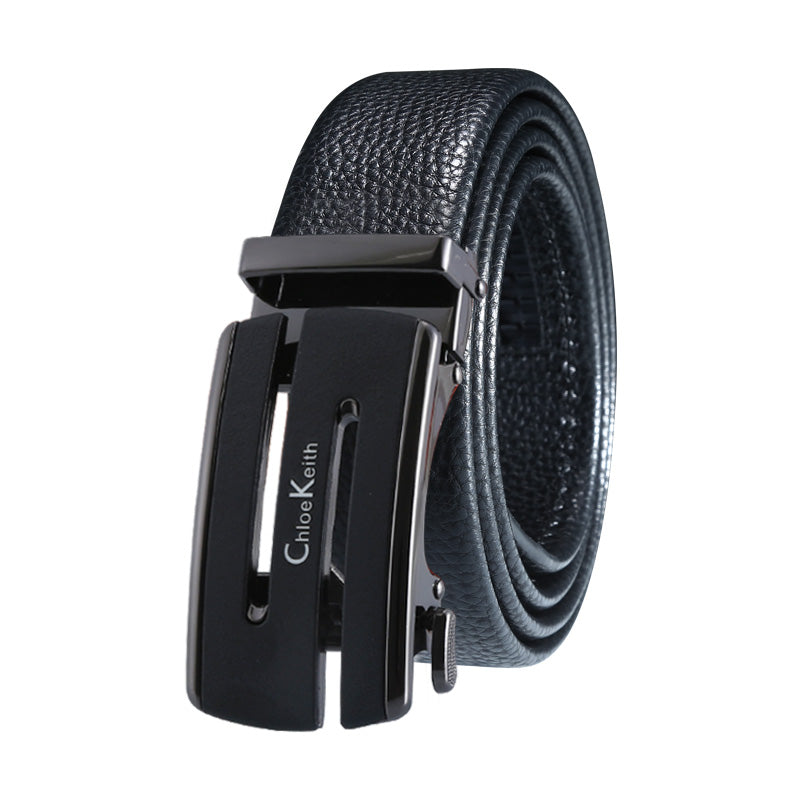 Men Belts Famous Brand Custom Luxury Leather Belts Alloy Automatic Buckles Belt