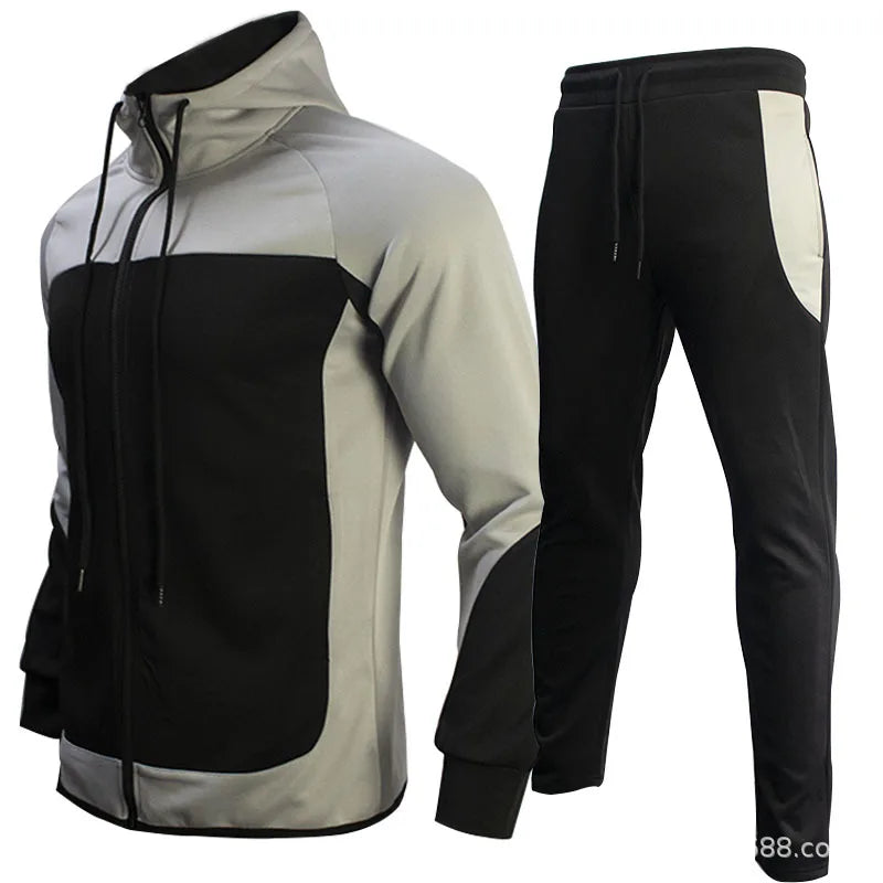 2022 High Quality Tracksuit Men Thick Sport Jogger Sweat Suit,customized Hoodie and Pants Set