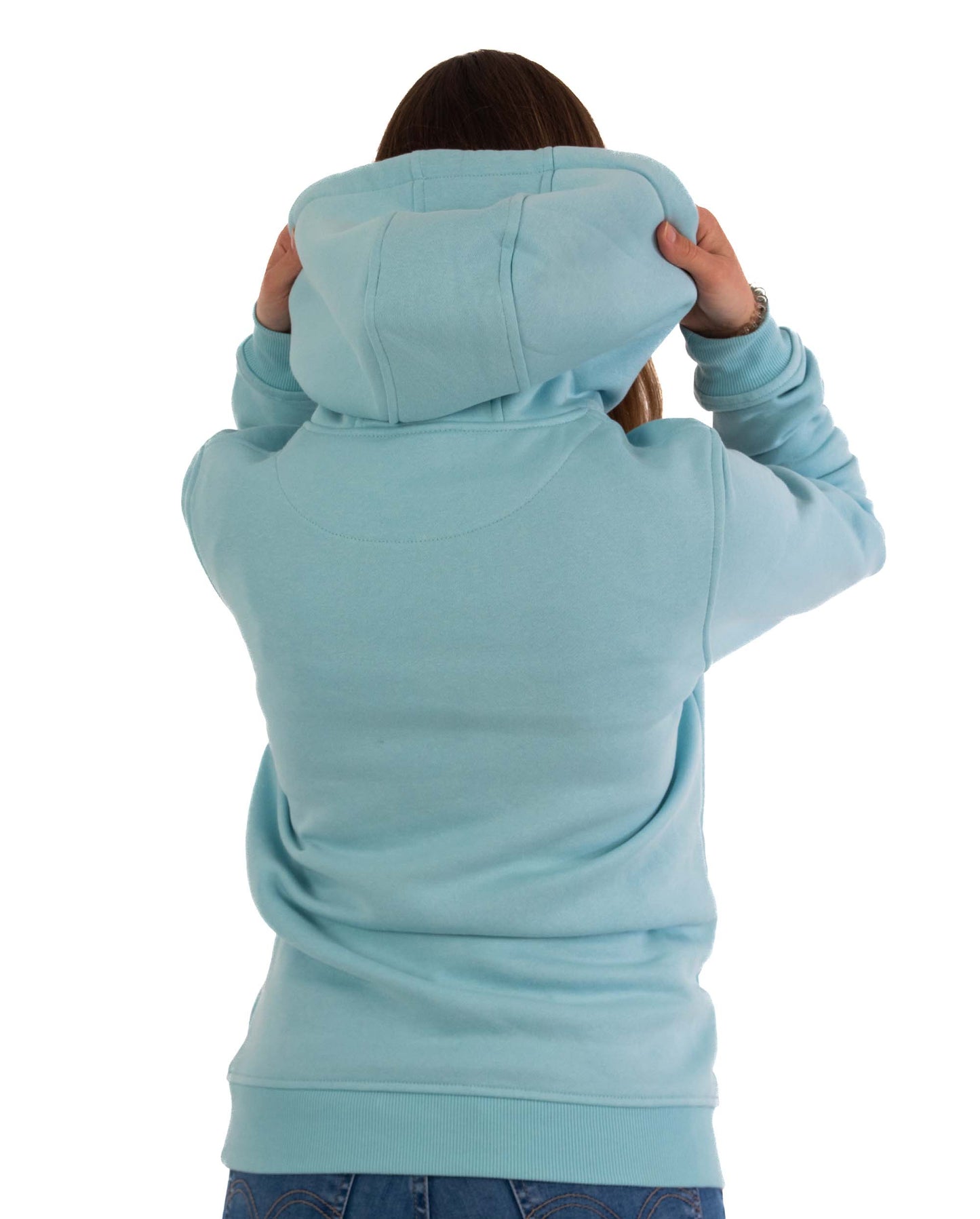 HIGH STD Hoodie - babyblau -  Damen